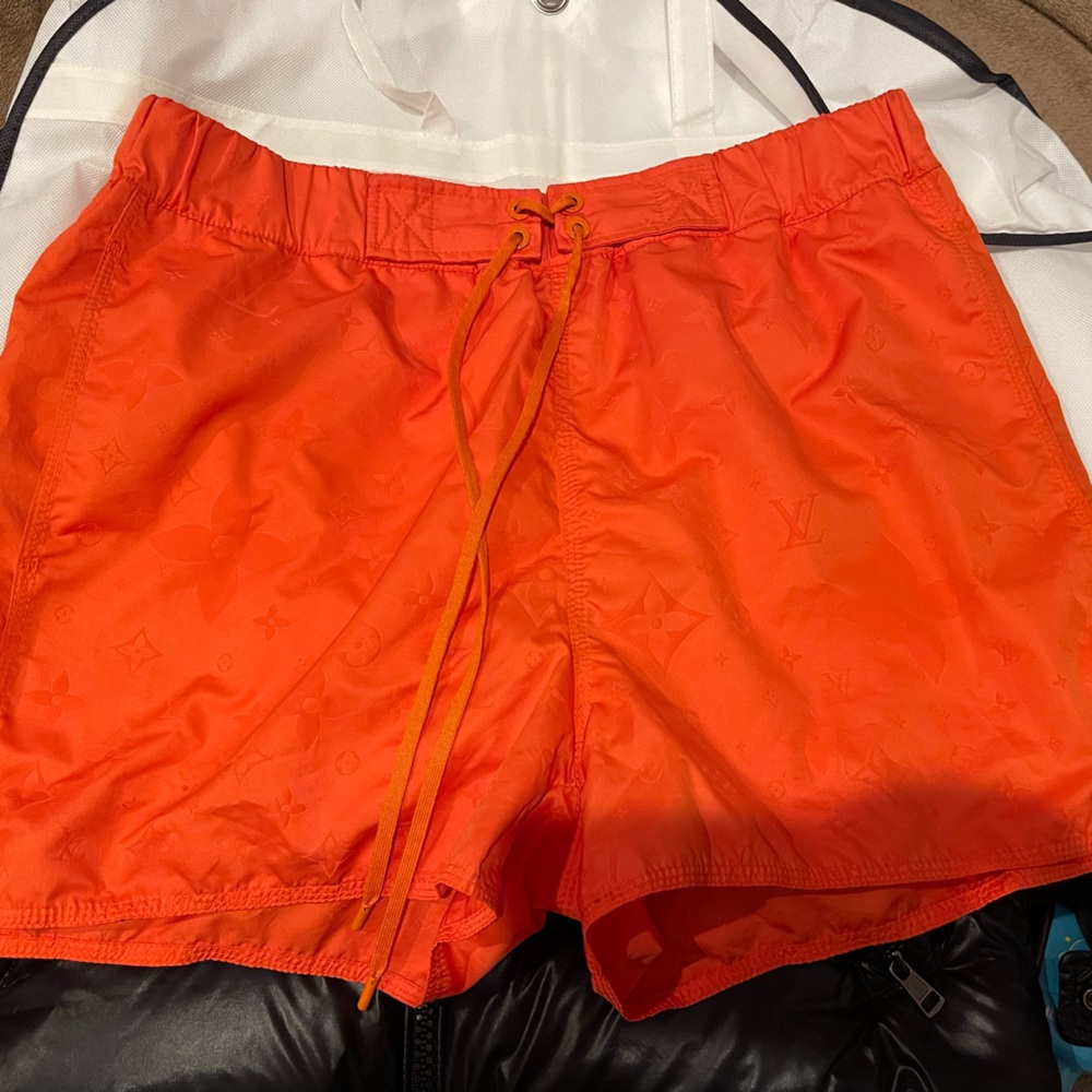 Louis Vuitton mens swim trunks